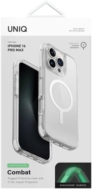 يونيك iPhone 16 Pro,غطاء خلفي للهاتف الذكي,ابيض