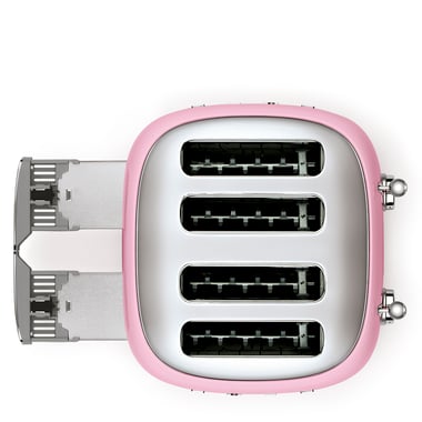 Smeg 4-Slice Toaster,2000 W,Pink