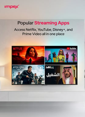 Impex 65" Smart Tv,4k Qled,60 Hz,Black,Wios65q