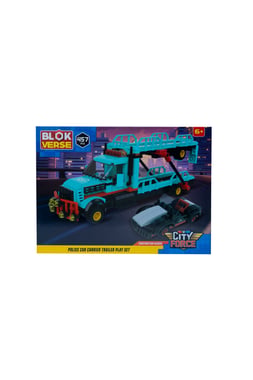 Blokverse Vehicle & Track Set Truck,6 Years And Above,Blue