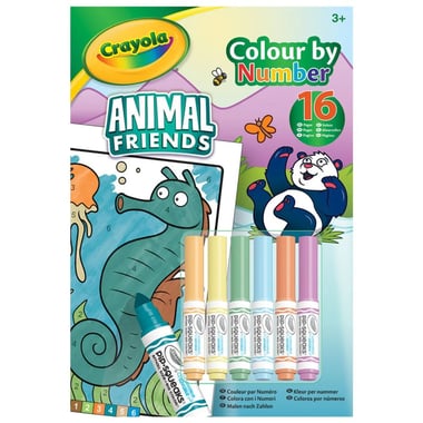 Crayola Color By Number Unisex Crayola Coloring Activity Set,3 Years And Above