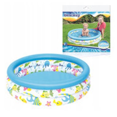 Bestway Inflatable Pool 102 Cm×102 Cm×25 Cm,2 Person,Multicolor