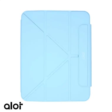 ألوت iPad 10.9 حافظة كمبيوتر لوحي بغطاء خلفي,سماوي