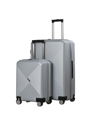 Magellan Luggage Set Of 2 (20"/28"),2 Pieces,Silver