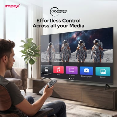 امبيكس 50 بوصة تلفزيون ذكي,دقة كاملة كيو ليد,60 Hz,اسود,Wios50Q