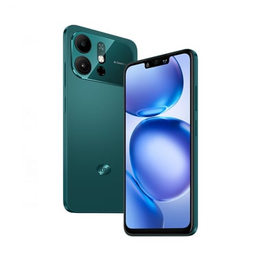 آيتل A100Cs Lake Green 3+5GB,64 جيجابايت,3 جيجابايت رام,أخضر بحري 4G LTE,معالج يوني سوك T606