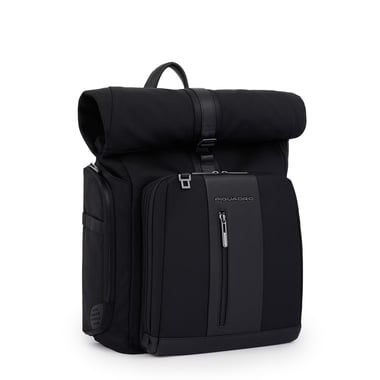 Piquadro Casual Backpack (17"),For 15.6" (Device),Unisex,Black