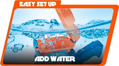 Hip Shot Water Gun,8 Years And Above,Multicolor
