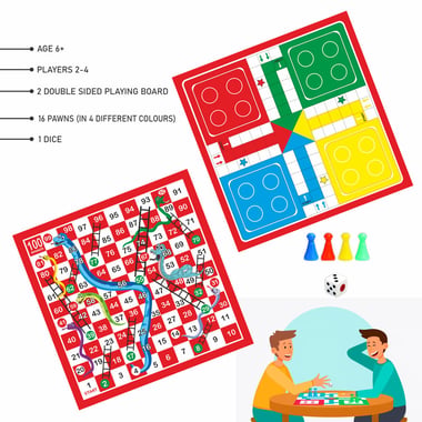 Ankit Toys & Games Board Game Up To 4 Players,6 Years And Above,Multicolor