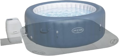 Bestway In-Ground Pool Cover 216 Cm×216 Cm×15 Cm,Drawstring,Grey
