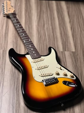 Unistar Sest200-Sb-Kit Electric Guitar Beginner,Right-Handed,6,Adults,Brown