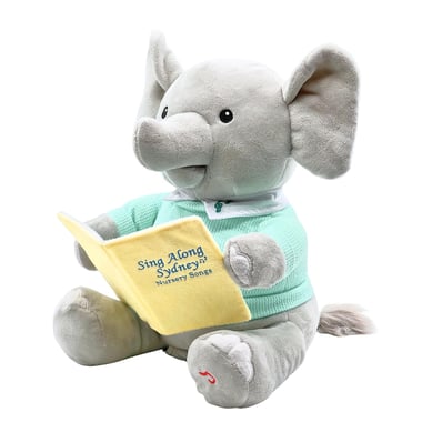 Cuddle Barn Interactive Plush Toy ,3 Years And Above,Silver
