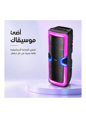 نيكاي NPRTY80020 مكبر صوت لاسلكي,as per usage,أسود