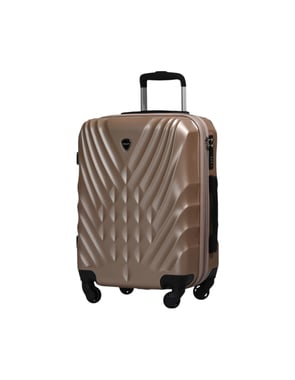 Track Luggage Set (14"/20"/24"/28"),4 Pieces,Brown