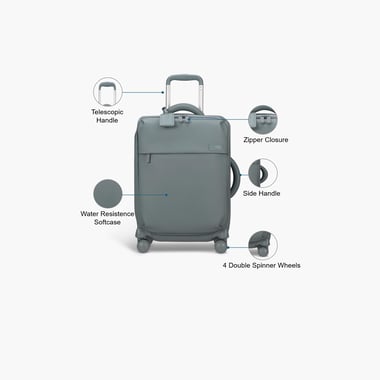 Lipault Cabin Luggage (20"),1 Piece,Grey