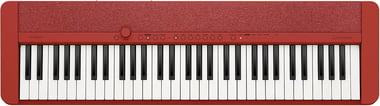 Casio 61 Keys Digital Piano,Intermediate,All Ages,Red