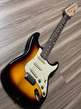 Unistar Sest200-Sb-Kit Electric Guitar Beginner,Right-Handed,6,Adults,Brown