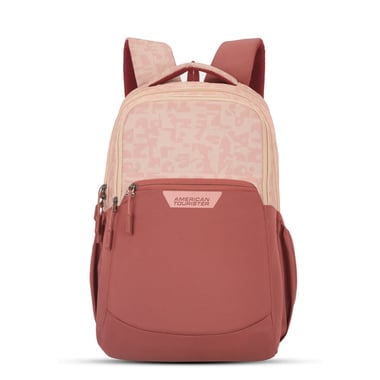 American Tourister School Backpack (18"),For 16.1" (Device),Unisex,Pink