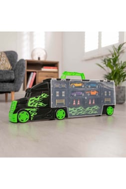 Teamsterz Vehicle & Track Set Truck,3 Years And Above,Multicolor