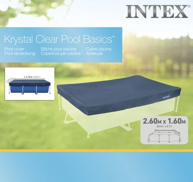 Intex Above-Ground Pool Cover 260.00 Cm×260.00 Cm×160.00 Cm,Automatic,Multicolor