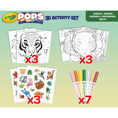 Crayola Coloring Basic Set,Assorted Color,16