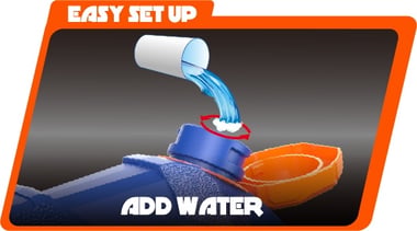 Hip Shot Water Gun,8 Years And Above,Multicolor