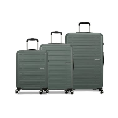 American Tourister Luggage Set Of 3 (20"/24"/28"),3 Pieces,Green
