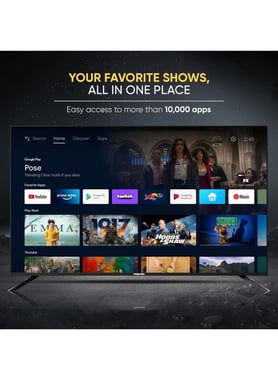 Nikai 50" Smart Tv,4k Qled,60 Hz,Black,Nik50meu4qled