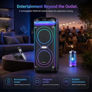 Nikai Wireless Pa System,As Per Usage,Black