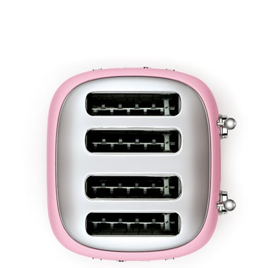 Smeg 4-Slice Toaster,2000 W,Pink