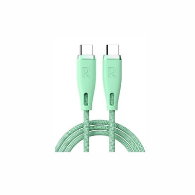 Ravpower Rp-Cb1037 Rp-Cb1037 Nylon Braided C-C Cable 60w 1.2m Teal Sync & Charge Cable,1.2 Cm,Green