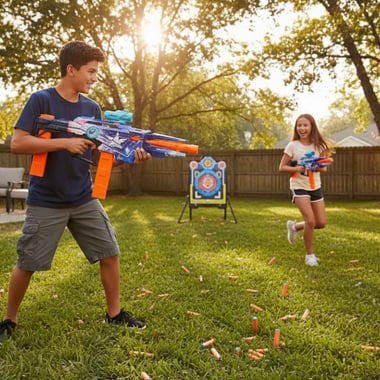 Nerf Automatic Toy Gun,8 Years And Above,Multicolor