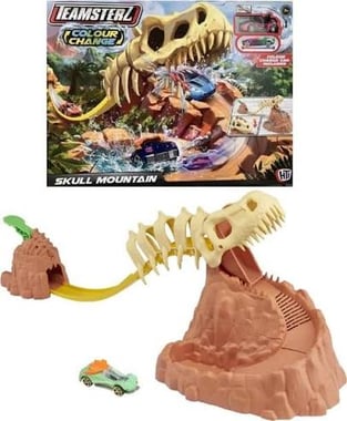 Teamsterz Vehicle & Track Set Car,3 Years And Above,Multicolor