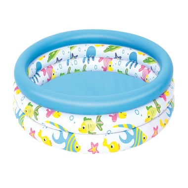 Bestway Inflatable Pool 102 Cm×102 Cm×25 Cm,2 Person,Multicolor