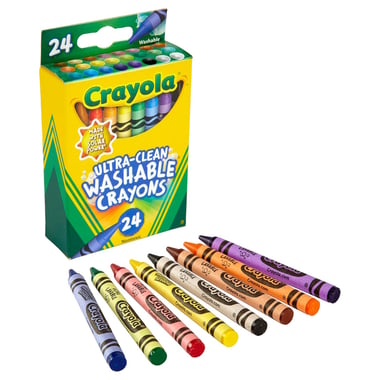 Crayola Wax Crayon,Assorted Color,24
