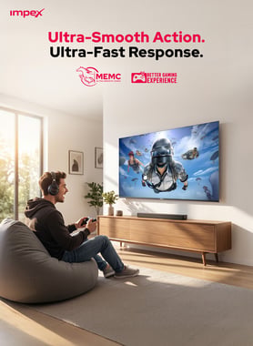 Impex 75" Smart Tv,4k Qled,,Black,75-Inch Qled Smart Google Tv