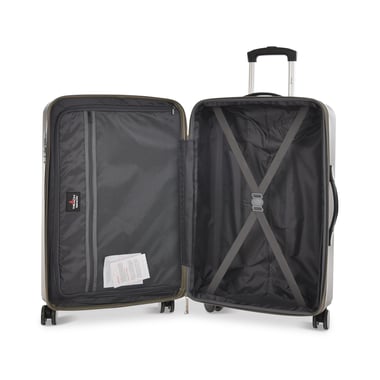Track Luggage Set Of 4 (12"/20"/24"/28"),4 Pieces,Grey