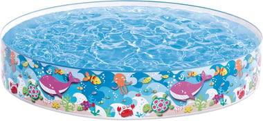 Intex Ring Pool 152.00 Cm×152.00 Cm×25.00 Cm,2 Person,Multicolor