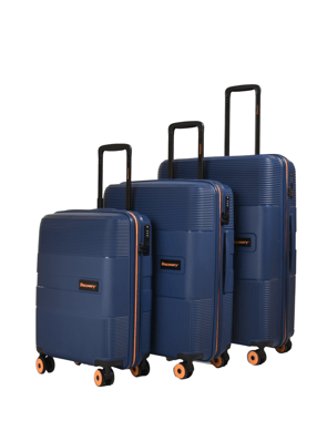 Discovery Luggage Set Of 3 (20"/24"/28"),3 Pieces,Blue