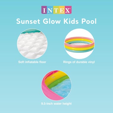 Intex Ring Pool 147.00 Cm×147.00 Cm×33.00 Cm,2 Person,Multicolor