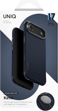 يونيك iPhone 17 Pro,غطاء خلفي للهاتف الذكي,أزرق كحلي