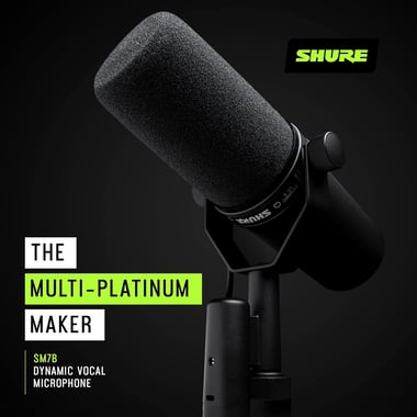 Shure Sm7b,Usb-C/Xlr Dynamic Microphone,Black