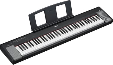 Yamaha 76 Keys Portable Keyboard,Intermediate,All Ages,Black