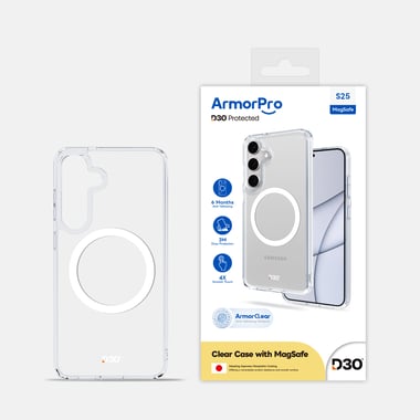 Armorpro Samsung S25 Back Cover Mobile Case With Magsafe,Clear