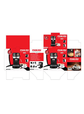 Nikai Espresso Machine,Black