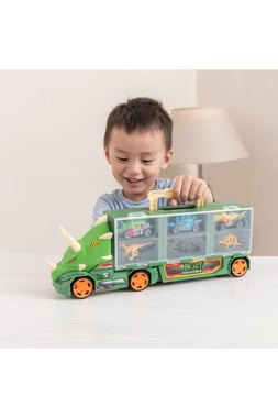 Teamsterz Vehicle & Track Set Truck,3 Years And Above,Multicolor