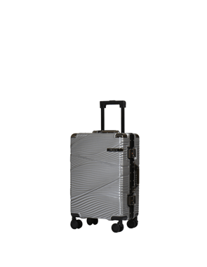 Track Luggage Set Of 3 (20"/24"/28"),3 Pieces,Silver