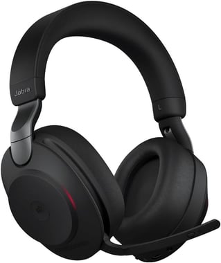 Jabra Jabra Evolve2 85 Over-Ear Headphones,Hybrid Active Noise Cancelling,3.5 Mm Connector/Usb (Charging),Concealed/Rotating Microphone,Black