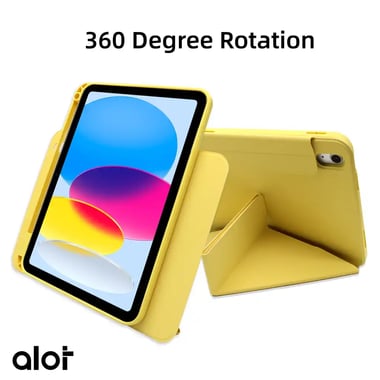 Alot Ipad 10.9 Back Cover Tablet Case,Yellow