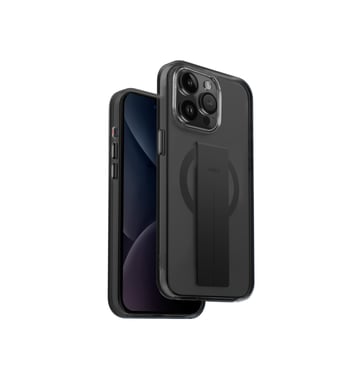 Uniq Iphone 15 Pro Back Cover Mobile Case With Magsafe,Black/Smoke